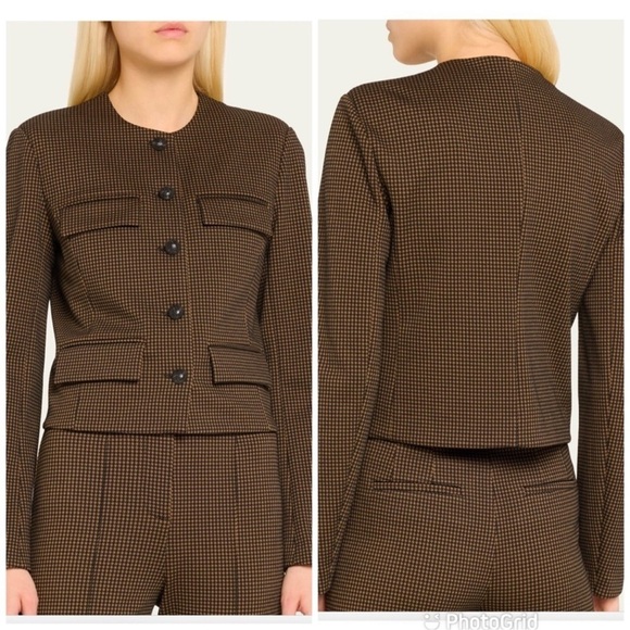 Veronica Beard Berkley Knit Jacket Acorn/Black size 4 EUC - Picture 10 of 10